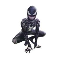 Vaikams Berniukams Venom Superherojus Helovino Šventė Cosplay Kostiumas Kombinezonas Karnavalo Suknelė 9-10 Years gray