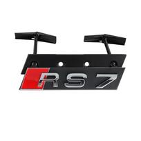 For Audi RS3 RS4 RS5 RS6 RS7 RS8 Emblem 3D ABS Car Styling Front Grille Badge Cover Decoration Auto Modification Accessories