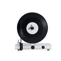 Krištalinis Vintažinio Stiliaus Pagražinimas Plokštelių Grotuvas Stalas Svetainė Namų Biuras Modernus Minimalistinis Interjero Dekoras Record Player 30x8x31cm black