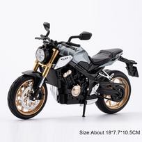 1:12 CBR650R CB650 Metalinis Modelis Lydinio Motociklo Žaislai Automobilio Priekinio Vairo Vairavimas Galinio Vairo Amortizacija Žaislas Draugams Dovana