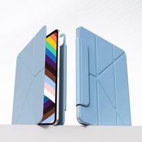 11-inch IPad Pro Air 5 Case With Magnetic Flip Cover Stand Function PU Leather Sleeve Tablet iPad Pro 2024-2025 11in gray