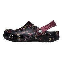 Crocs Unisex Kids' Classic Clog Black Ditsy Floral Comfort Slip On 210354-0C4 32-33 black