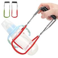 2PCS Stainless Steel Canning Jar Lifter Non-slip Handle Jar Lifter Tongs  Home Kitchen white