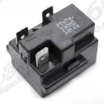 Compressor PTC Starter for Midea Refrigerator PTHTM330MD Overload Thermal Protection 3-pin black