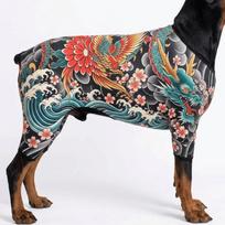 Realistic Pet Tattoo Jacket Cool Pet Clothes Creativity Dog Cat Tattooed Vest  For Pet S To 7XL L juoda