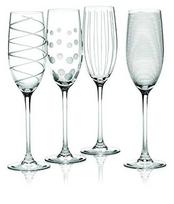 Mikasa Cheers Rinkinys su 4 Flautais, 250ml - Aukštos Kokybės Taurelių Setas