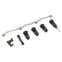Įsiurbimo kolektoriaus sūkurinių sklendžių komplektas 55210201 Tinka Vauxhall Astra H/Signum/Vectra C/Zafira B black