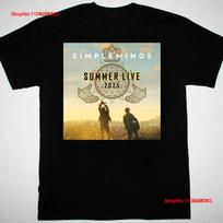 Simple Minds Summer Live 2025 Concert Rock Band T-Shirt L beige