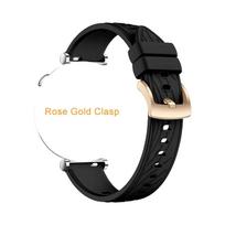 18mm Silicone Strap for Huawei Watch 5 42mm Sport Replacement Band for Huawei Watch GT5 41mm GT5pro 42mm Bracelet Watchband GT4 41mm  GT5 41mm black
