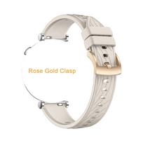 18mm Silicone Strap for Huawei Watch 5 42mm Sport Replacement Band for Huawei Watch GT5 41mm GT5pro 42mm Bracelet Watchband GT5 Pro 42mm white