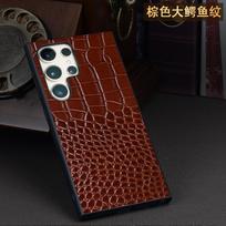 Prabangus natūralios karvės odos magnetinis dangtelis knygos tipo dėklas mobiliajam telefonui Samsung Galaxy S26 S25 S24 S23 Ultra Plus dėklai Funda Genuine Leather&Galaxy S26 Ultra