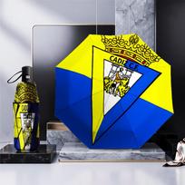 Cadiz Crest Design Umbrella 8-Frame for Travel, Camping, Casual Lightweight Portable Umbrella, Essential for Every Family Holidays Gift