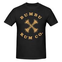 Bumbu Rum Co Vintažiniai marškinėliai Sportas Laisvalaikis Tamsios spalvos Marškinėliai L black
