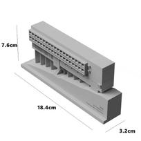 Le Corbusier La Tourette Abbey Concrete Building Model Convent Minimalist Architectural Sculpture Home Decor Desk Ornament Gift gray