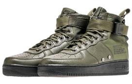 Nike Sf Air Force 1 Mid Sequoia 917753-300 45.5 black