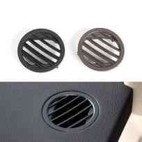 Console Small Round AC Air Vent Grille Cover For Mercedes Benz GLK W204 2008-2015 black