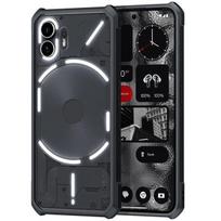 Dėklas Nothing Phone 2, Hibridinis apsaugantis nuo kritimo, juodas