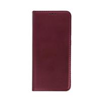 Flip case for Samsung Galaxy A54 5G, Smart Magnetic, burgundy + 9H glass