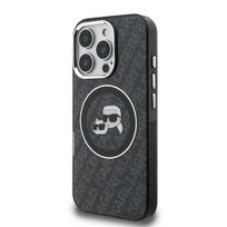 Karl Lagerfeld IML K&CH Heads Repeated Logo MagSafe Case for Apple iPhone 16 Pro