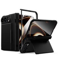Kortelių laikiklis Piniginė dėklas Apple iPhone Dvigubas stovas Lizdas rašikliui Stiklinis ekrano apsaugotas Vyris Atsparus smūgiams Apsauginis telefono dėklas iPhone Ultra juoda