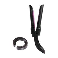 LITE-Plaukų tiesinimo priedas 2x Plaukų formavimo žnyplės Garbanų žnyplės For Dyson HS09/Airwrap Coanda Plaukų lyginimo formavimo spaustukas black