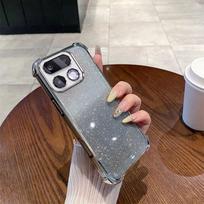 Case For Realme 16 Pro 16Pro Plus Plating Glitter Soft Silicone Shockproof Cover For Realme 16 Pro + Lens Protection Film Shell realme 16 Pro+ gray