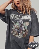 Retro Mandalorian ir Grogu marškinėliai, Žvaigždžių karų Mando marškinėliai, Kūdikio Yodos marškinėliai, Tai Kelias T-shirt, Magiško Karalystės marškinėliai, Disney Šeimos Kelionės T-shirt 3XL black
