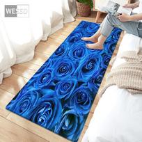 Gėlių kilimas bėgikas Miegamojo kilimėlis prie lovos Virtuvės kilimėlis Spalvingas rožių kilimas Svetainė 40x120cm