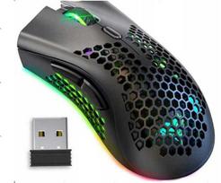 Pelė žaidimams Rivex P463, juoda, RGB
