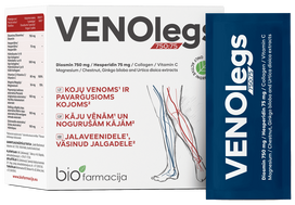 BIOFARMACIJA Venolegs milteliai 28 paketėliuose – venoms stiprinti
