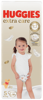 HUGGIES Extra Care Mega Pack 5, sauskelnės 11-25kg, 50 vnt.