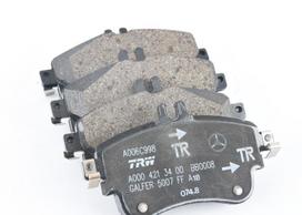 Mercedes-Benz W176 A klasės priekinės stabdžių trinkelės originalios A0004202902