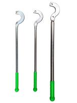 Nerūdijančio plieno rankinio siurblio svirtis šuliniui reguliuoti Iron Handle gray