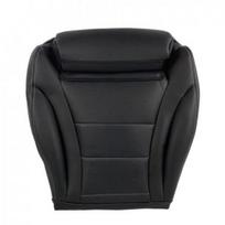 1 vnt. Odinė automobilio vairuotojo sėdynės apatinės dalies dangtelis Pakeičiama pagalvėlė Benz C GLC 2017 2018 Black-Driver Bottom（Fro black
