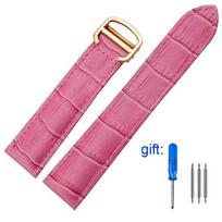 Originalios odos laikrodžio apyrankė Cartier Tank Solo apyrankei 14mm 16mm 18mm 20mm 22mm Vyrams ir Moterims Pakeičiamos apyrankės 22mm pink