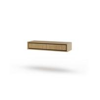 Pakabinama konsolė Deco KT2S, 101x35x18 cm, ruda