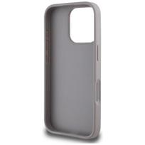 GUESS DĖKLAS 4G LOGO IPHONE 16 PRO GRŪDĖTOS ROŽĖS, TINKANTIS IR DIZAINAS