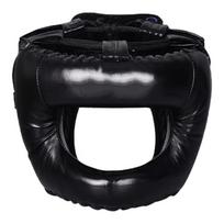 Full Face Kick Boxing Helmets PU Leather Comfortable for Men Adult Martial Art Headgear Protector L juoda
