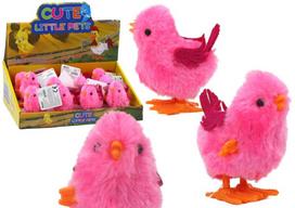 Šokinėjantis viščiukas Lean Toys, rožinis
