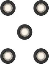 Downlight Peridot, 7W, GU10, IP20, 83mm, black, 5 pcs. 929004669927 | 8721103037152