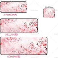 Japan Cherry Blossom Mouse Pad XXL Pink Laptops Gaming Deskmat Sakura Mousepad Anime Office Carpet Gamer Keyboard Computer Desks 800x300x2mm white