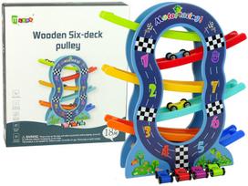 Žaidimas berniukams Lean Toys 6 aukštų automobilių aikštelė