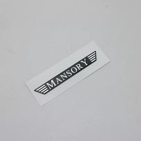 3D MANSORY Emblemos Lipdukai Automobilio Galinės Uodegos Interjero Ženklelis Vandeniui Atsparūs Prabangių Automobilių Tiuningo Dekoro Lipdukai white