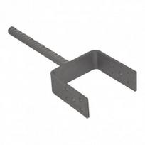 Pamatas stulpui, cinkuotas, 101x4mm, su strypu