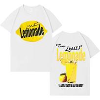 New Rapper Louis Tomlinsons Lemonade Tour in The Summer of 2026 Fan Gift Y2K Street Fashion Printed Unisexs Tshirt 3XL yellow