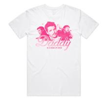 Daddy Is A State Of Mind Pedro Pascal T-shirt Top Funny Gift Adult Unisex Meme 3XL pink