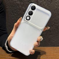Ultra-Thin Matte Metallic Back Cover for OPPO A5i Pro 4G/5G Heavy Duty Camera Protection Case OPPO A5i Pro 4G/5G skaidri