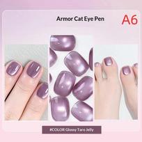 1Pcs Natural Nail Makeup Multifunctional Lazy Cat Eye Nail Art Gel Pen Nail Polish With Magnetic Ball Nail Design Tools A16 gray