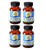 A TATA Product - Organic India Bowelcare - 60 Veg Capsules (Pack of 4), Helps Relieve Constipation, Hyperacidity & IBS, Clean & Lubricate Bowel, No