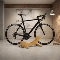 Wooden Bike Stand Detachable Furniture Compact for Garage beige